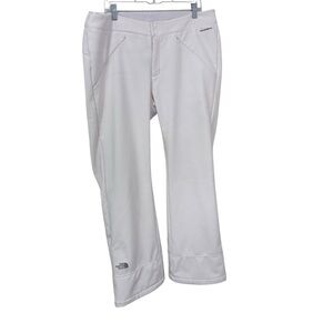 The North Face windfall soft shell White Athletic ski snowboard wideleg Pants XL